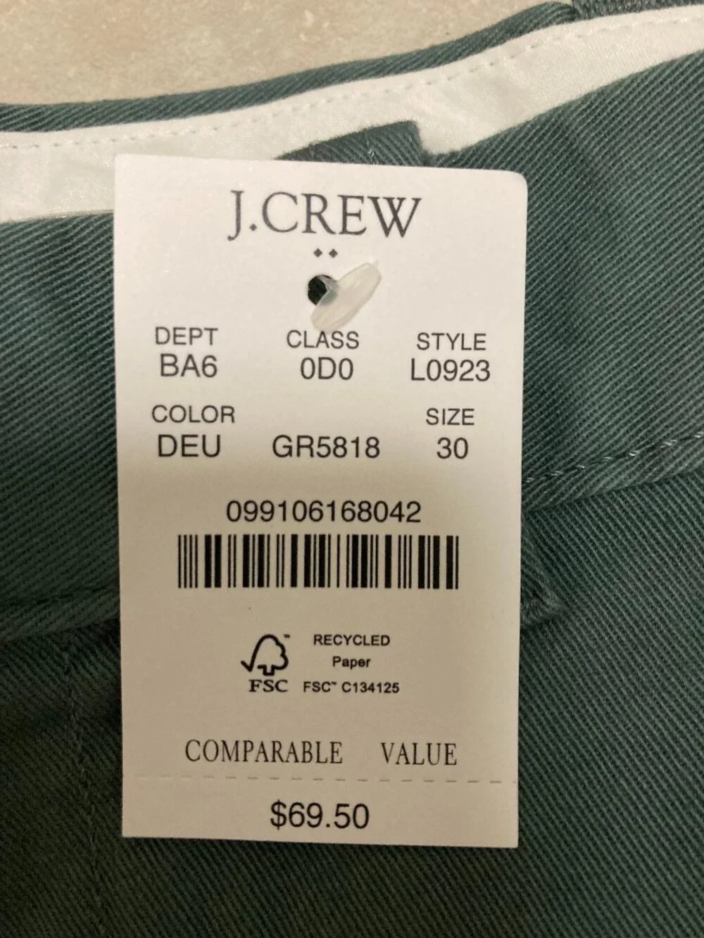 J. Crew brand new